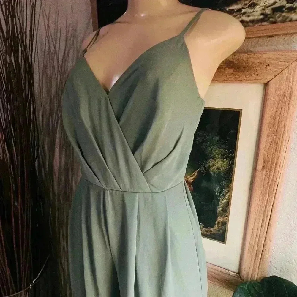 Lulus Call me faux women’s romper in size XS - Picture 9 of 14